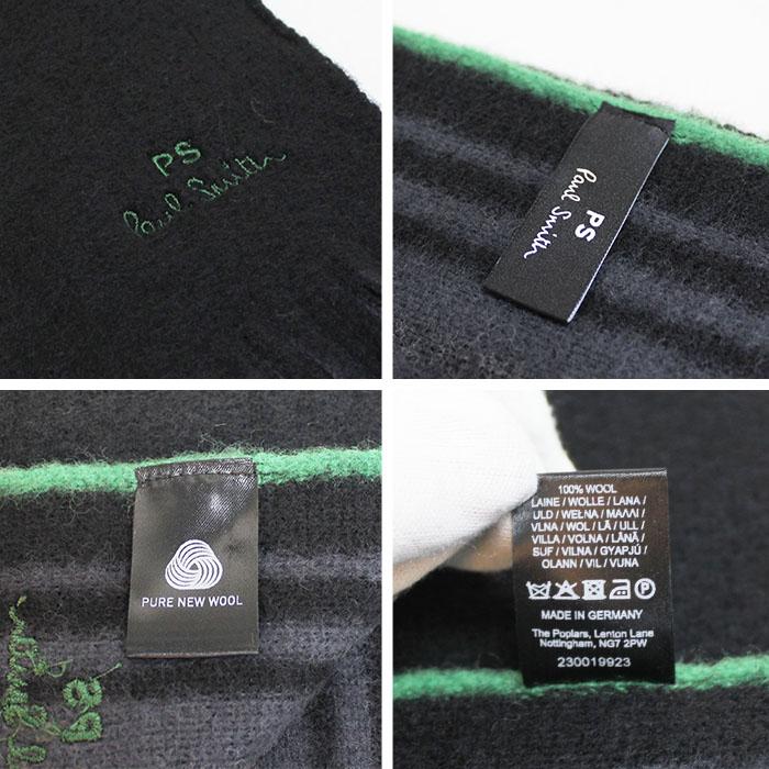 Paul Smith Unisex Wool Scarf M2A 150F L547 79