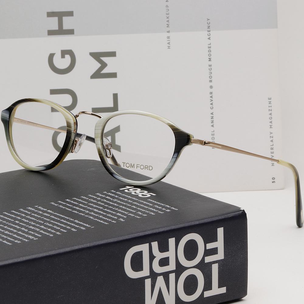 TOM FORD Round Acetate Eyeglasses Unisex Fashion Frames TF5321 061