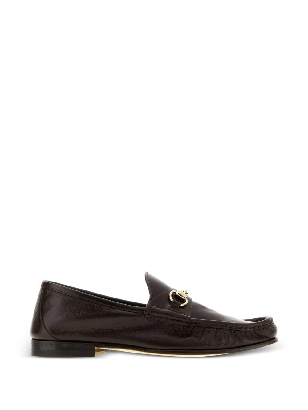 GUCCI Leather Loafers Men’s Brown Dress Shoes