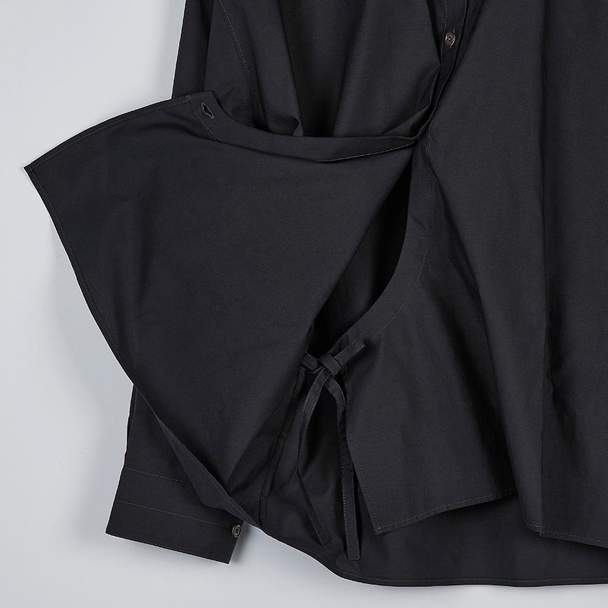 Lemaire Women’s Twisted Collar Shirt SH1141 LF1500 BK998