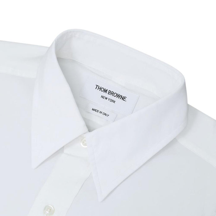 THOM BROWNE RWB Stripe Long Sleeve Oxford Shirt White Men