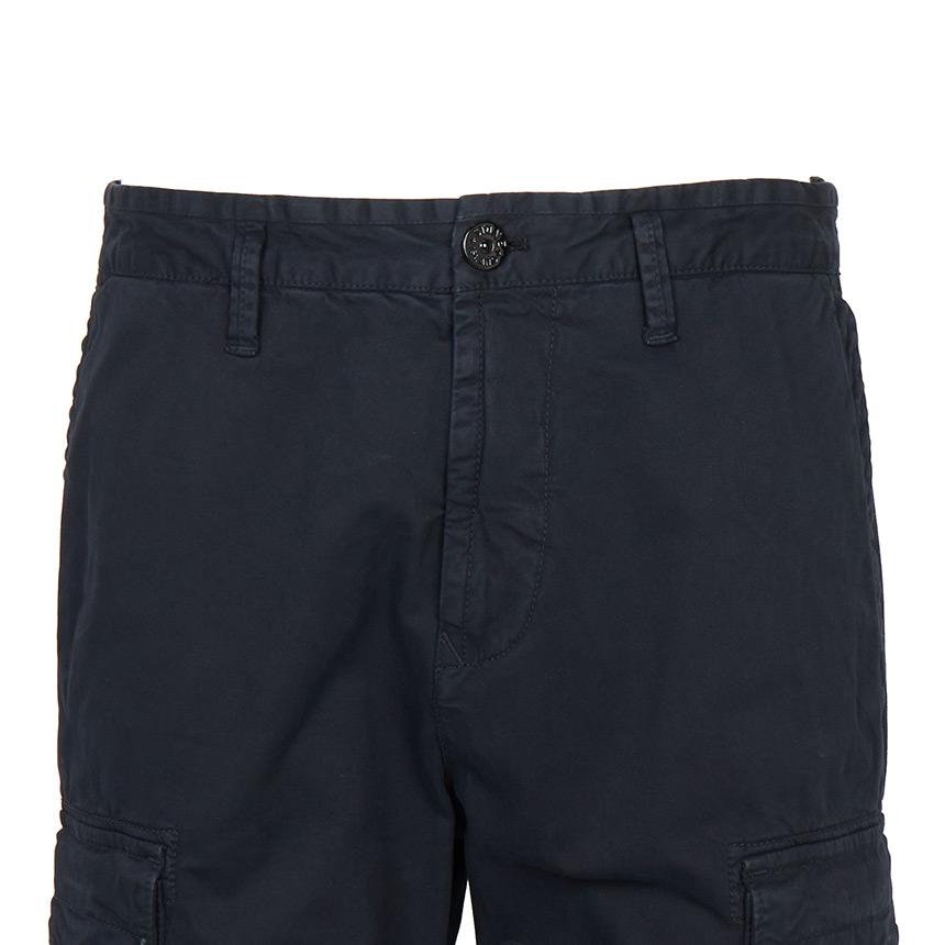 STONE ISLAND Men’s Cargo Pants Cotton Blend Green Classic Trousers