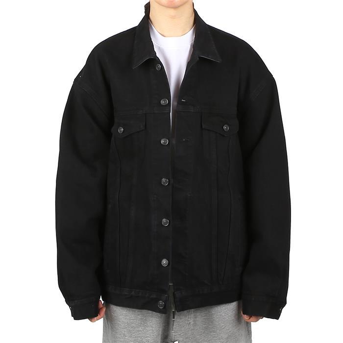 BALENCIAGA Oversized Denim Jacket for Men 724649 TNW40 1105