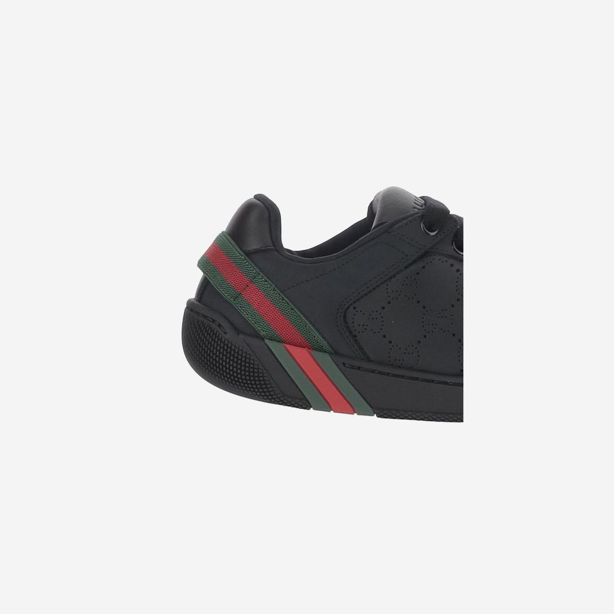 GUCCI Leather Low-Top Sneakers White