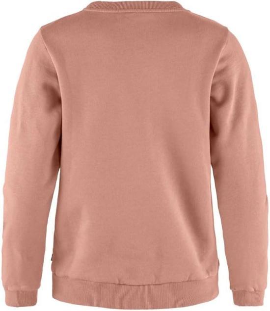 Fjallraven Logo Sweatshirt Women’s Pullover Crew 84143300357 DUSTY ROSE PORT DOM