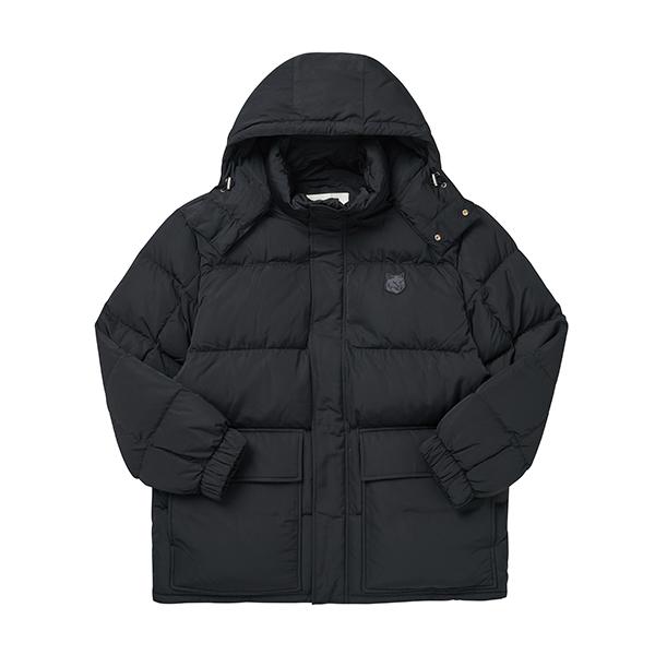 Maison Kitsune Bold Fox Head Patch Nylon Hooded Puffer Jacket LM02204WQ4016 P199