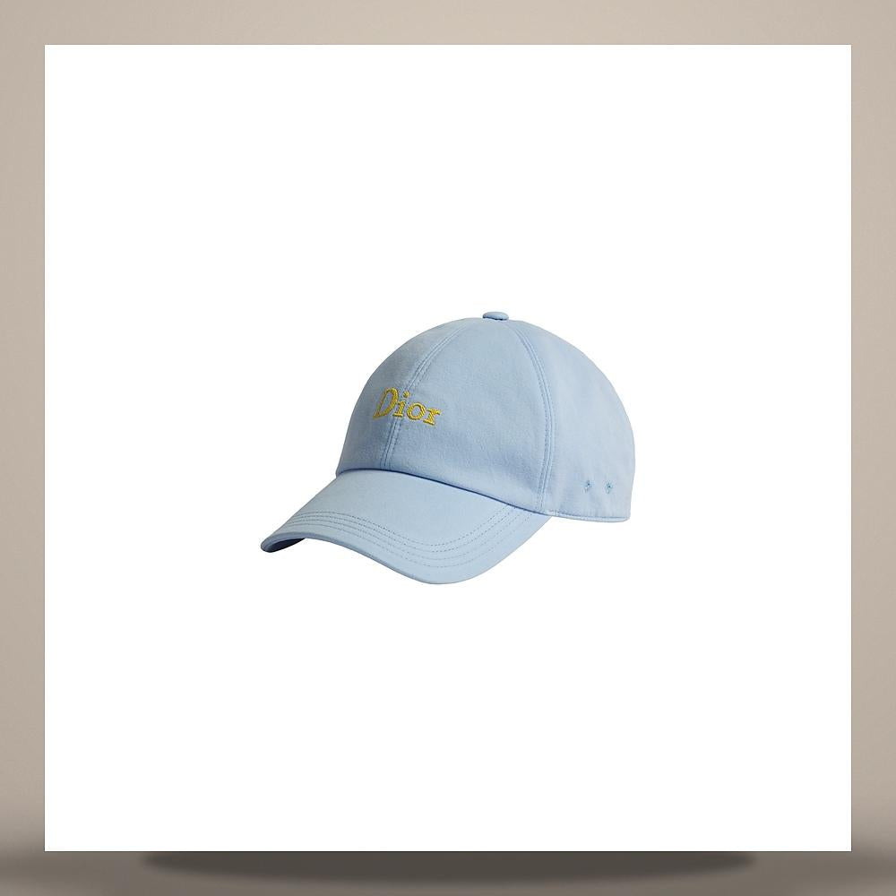 DIOR Blue Cotton Canvas Crafty Bucket Hat 693C913A3175 C582