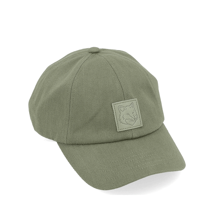 Maison Kitsune Bold Fox Logo Unisex Cotton Baseball Cap OM06104 WW0096