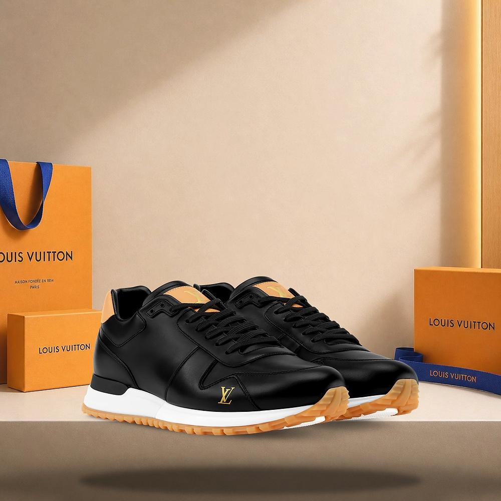 Louis Vuitton Run Away Sneakers Black Low-Top Men’s