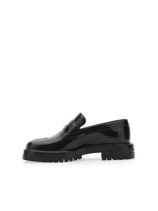 Maison Margiela Brushed Calfskin Tabi Loafers Black Men’s Shoes