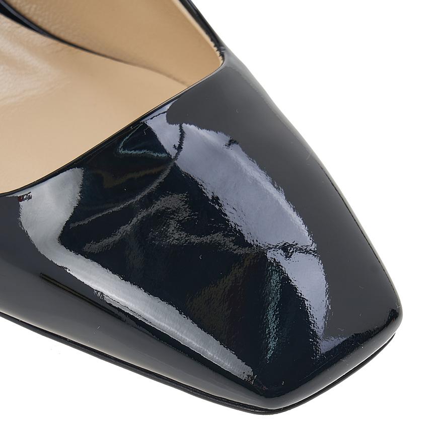 Jimmy Choo Aid Pumps Women’s Heels ADE 45 XKM BLACK WHITE