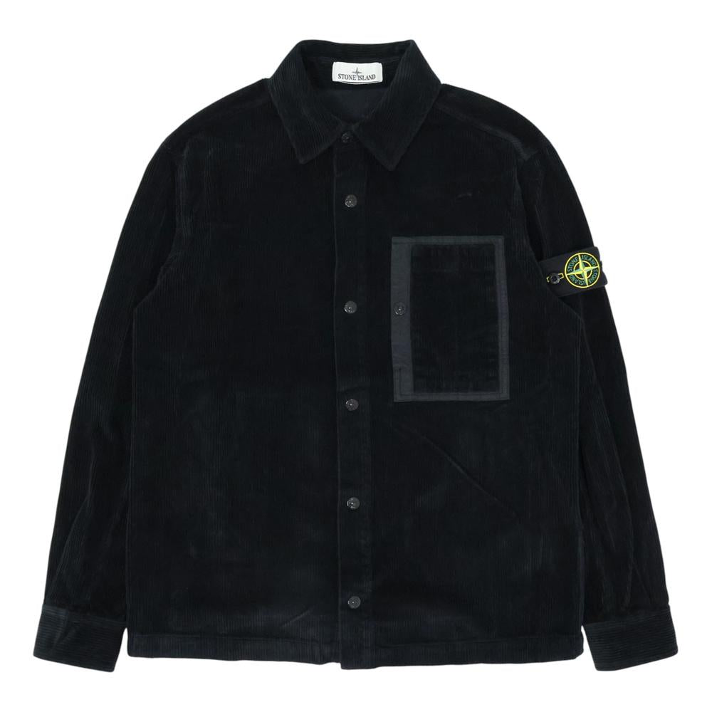 STONE ISLAND Men’s Overshirt Jacket Black