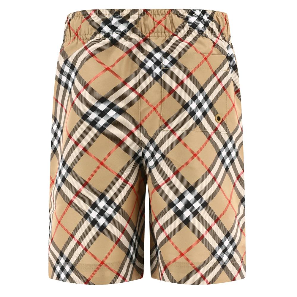 BURBERRY Check Swim Short Pants Women’s