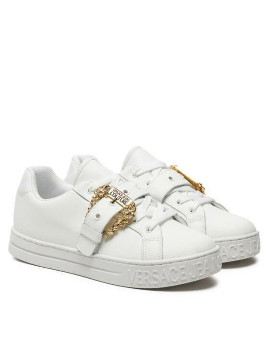 Versace Baroque Buckle Court 88 Low-Top Sneakers 78VA3SK9 ZPB08 003