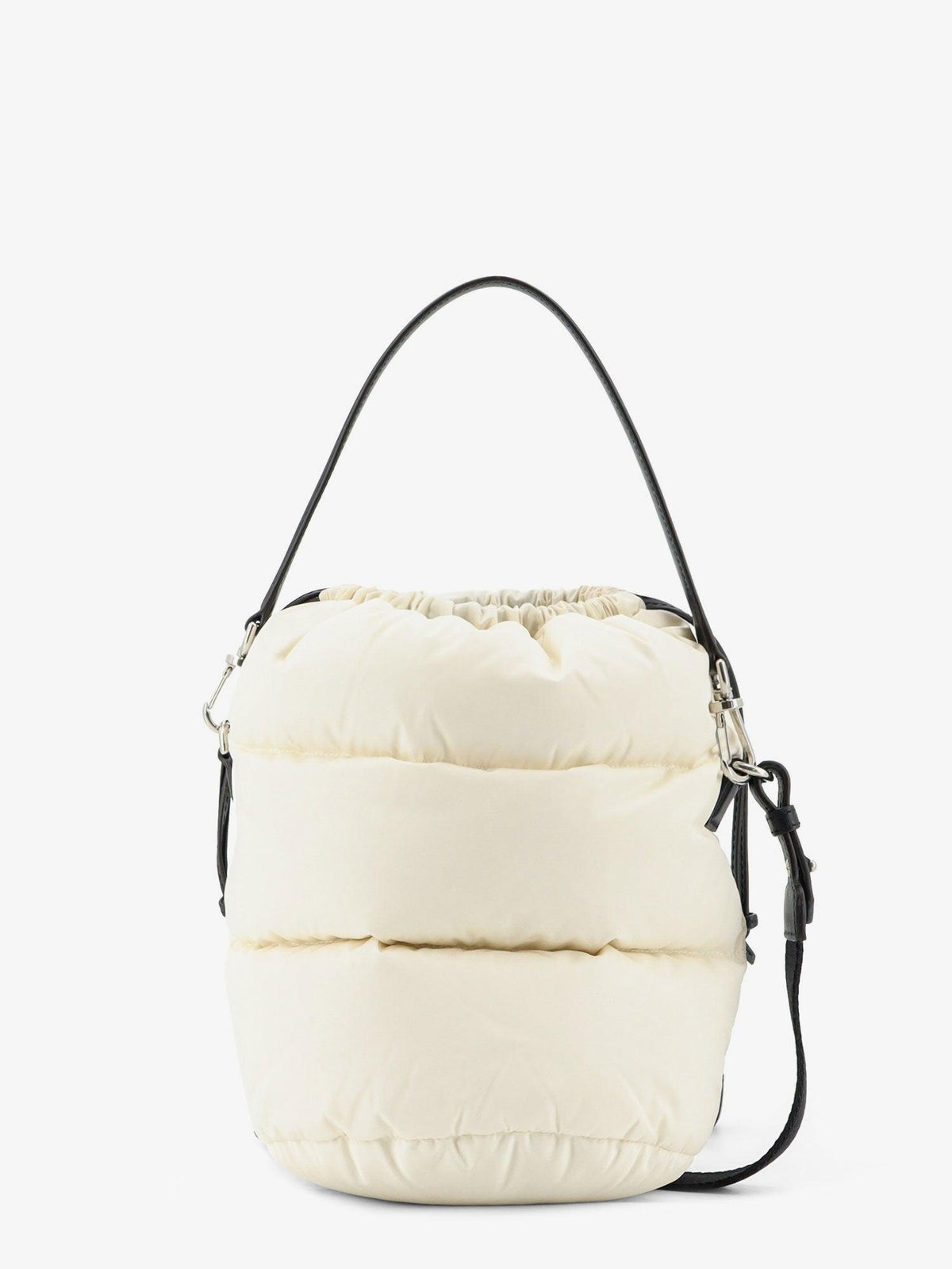Moncler Leather Tote Shoulder Bag Black