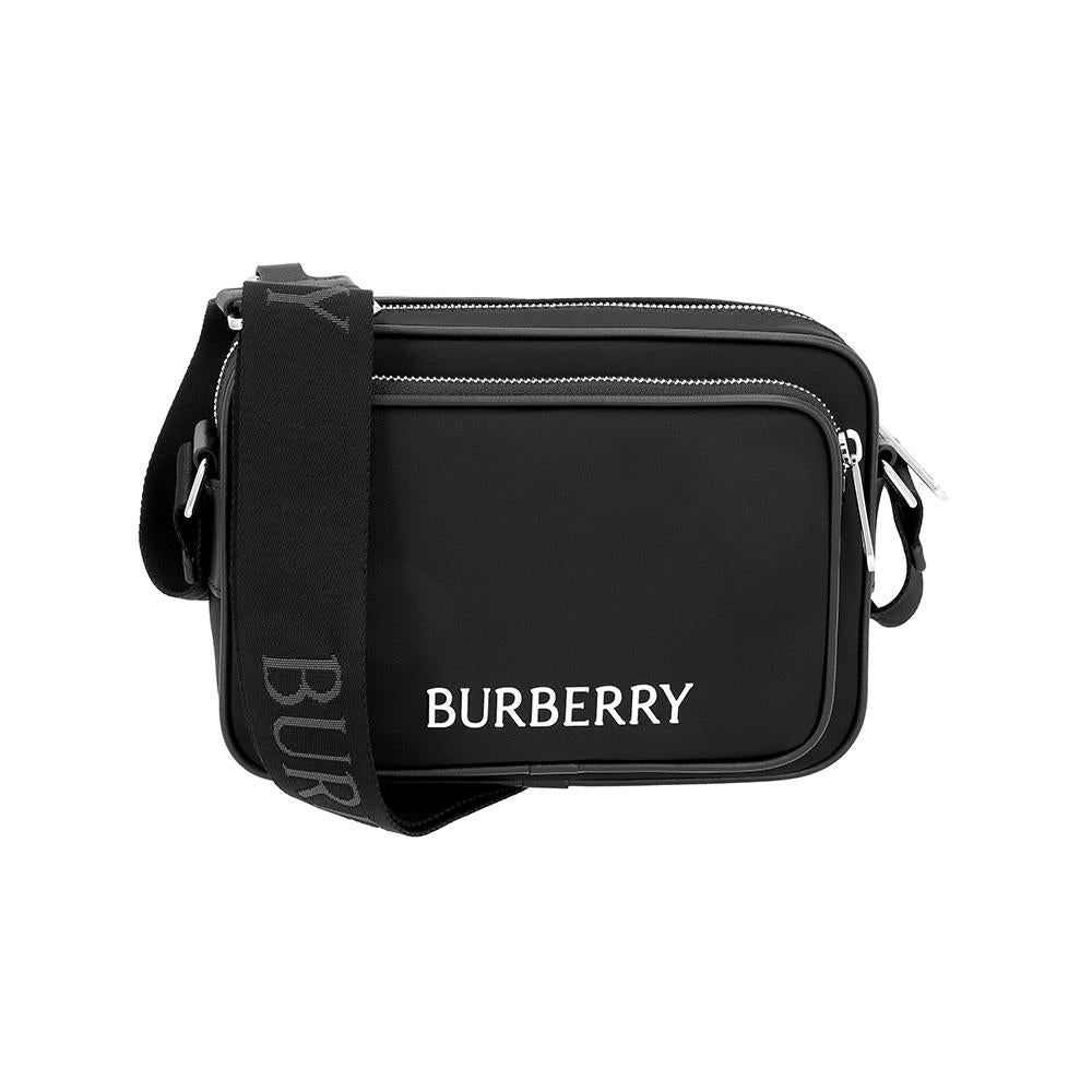 BURBERRY Padded Logo Black Crossbody Hip Pack for Men