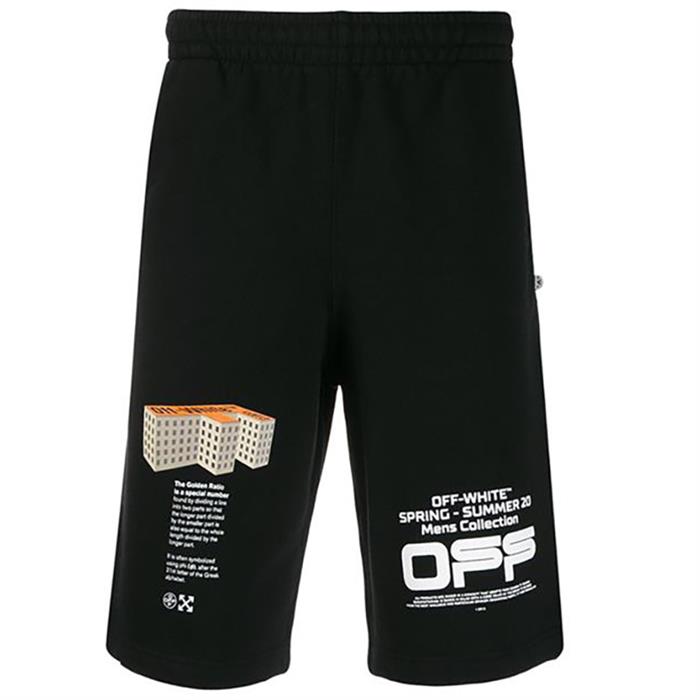 OFF WHITE Men's Wave Line Shorts OMCI006 R20 E