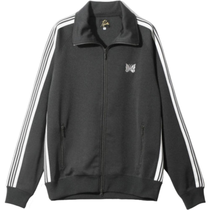 NEEDLES Charcoal Smooth Track Jersey Jacket Hoodie SX404 C CHARCOAL