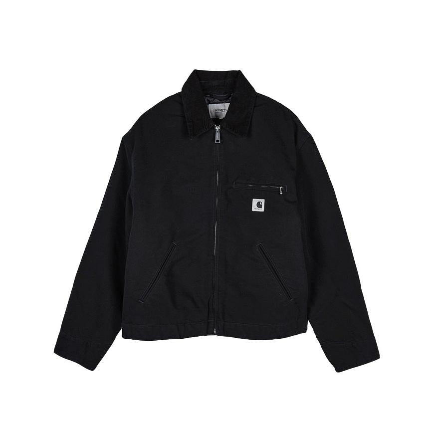 CARHARTT WIP Women OG Detroit Jacket Black Duck Canvas Jacket