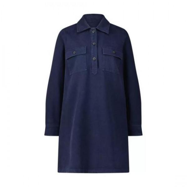 A.P.C. Mia Dress Women’s Midi Dress Black Cotton
