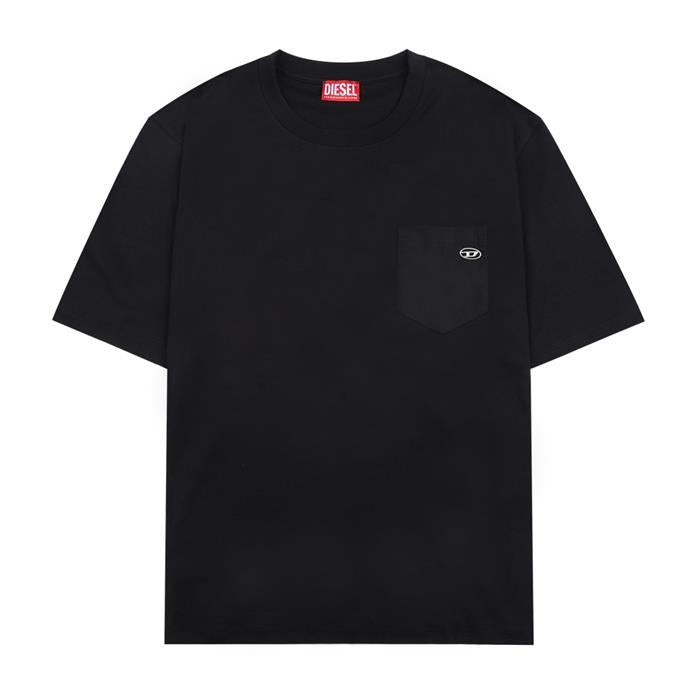 DIESEL Black Pocket TADJUST Short Sleeve T-Shirt