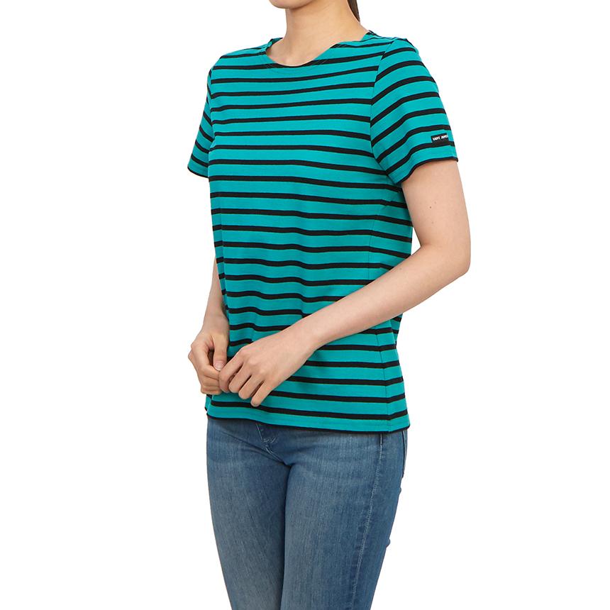 Saint James Etrille Women’s Short Sleeve T-Shirt Absinthe Noir
