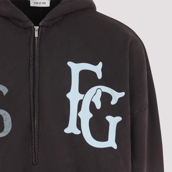 Fear of God Women’s Hooded T-Shirt FG9M12 9945BHF 204 DARK BROWN DOM