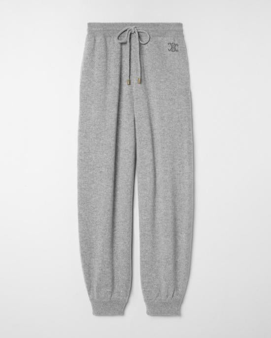 CELINE Training Jogger Sweatpants Women RP0TB4J48 08GC LIGHT GREY DOM