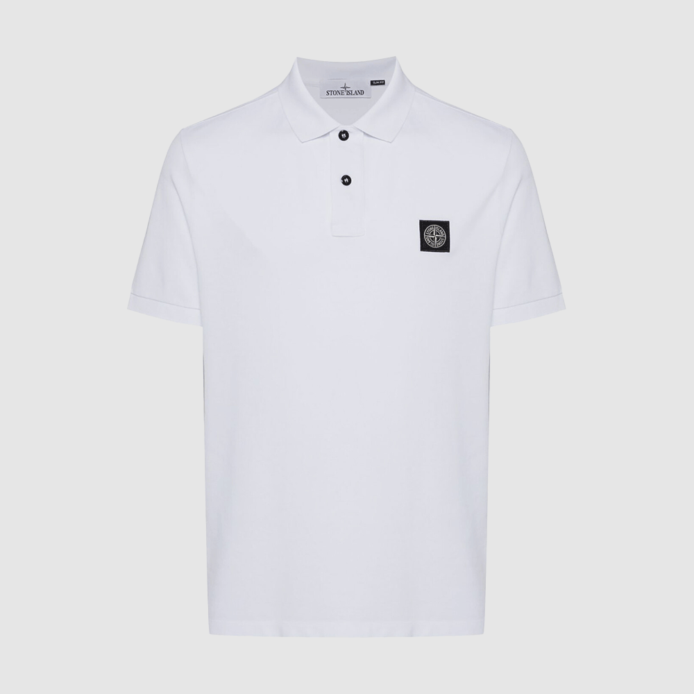 STONE ISLAND Men’s Pique Polo Shirt 22002SC S0017 V1001