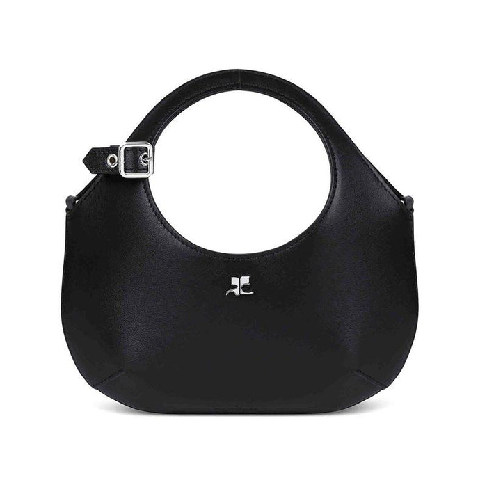 courreges Holly Mini Tote Bag Black Shoulder Bag
