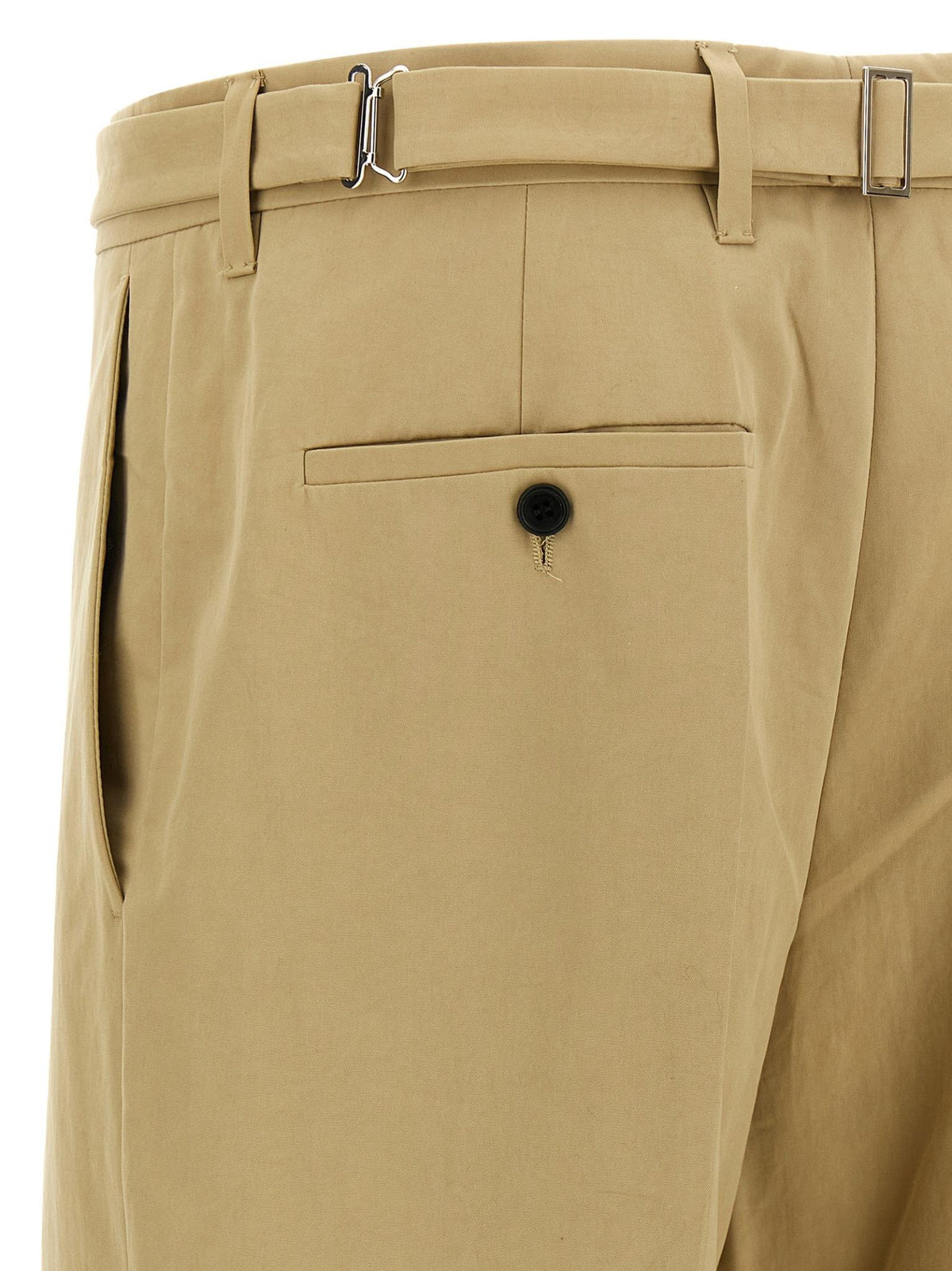 PRADA Black Wool Classic Tailored Trousers