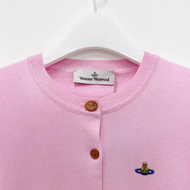Vivienne Westwood BEA Embroidered Pink Cardigan