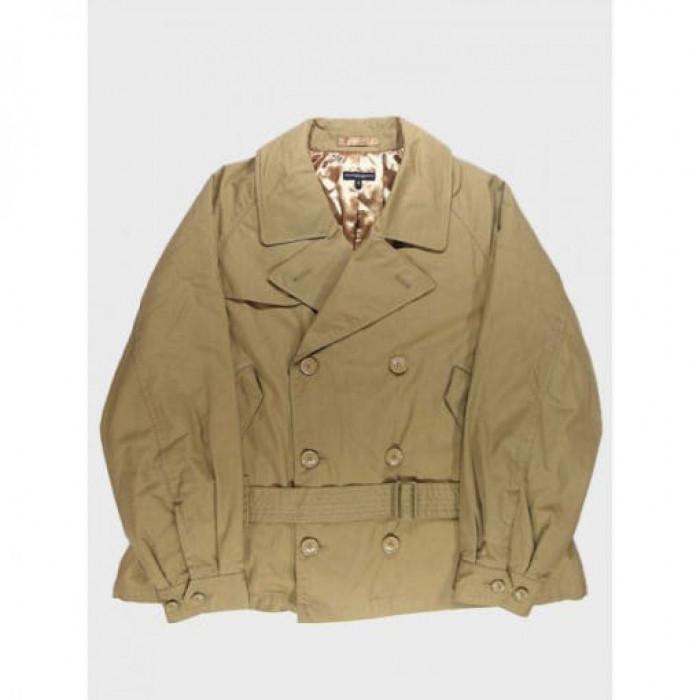 Engineered Garments Khaki NYCO Short Trench Coat Jacket 24F1D076 PS267 BS001