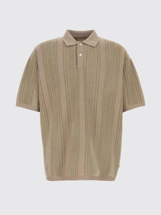 nanamica Men’s Cotton Polo Shirt S26SH019E BE BEIGE DOM