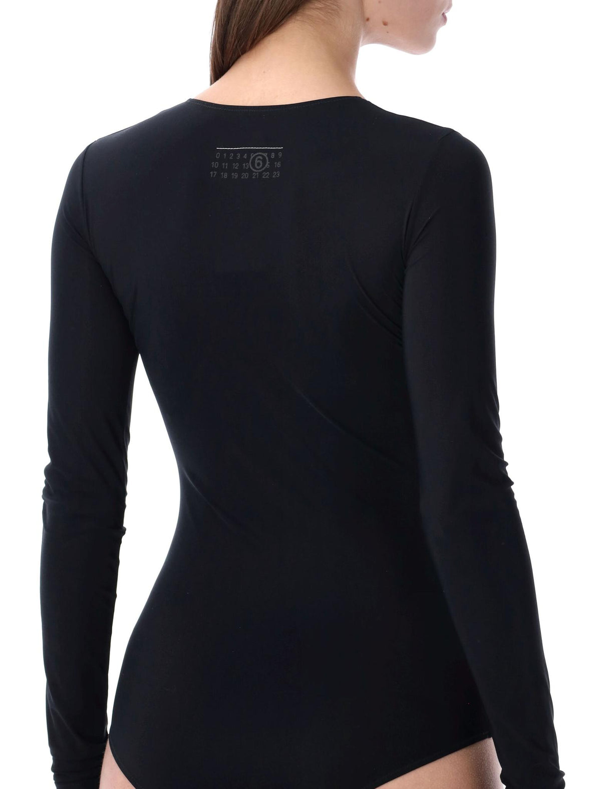 Maison Margiela Black Long Sleeve Cotton T-Shirt