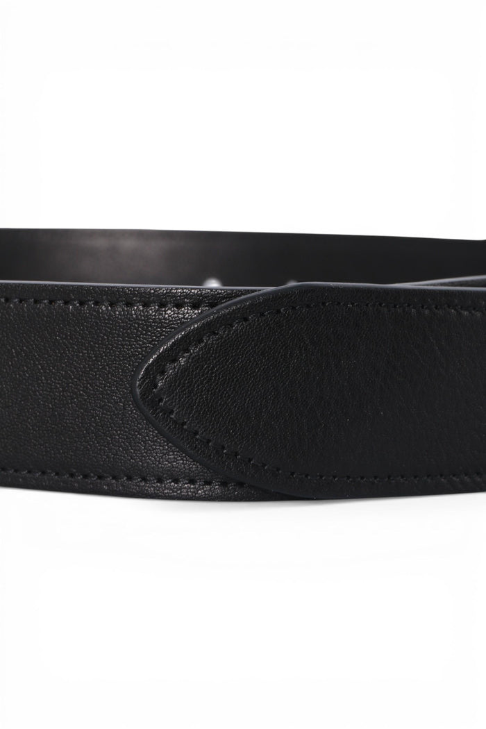 Miu Miu Black Leather Belt 5CC536 EFX F0002