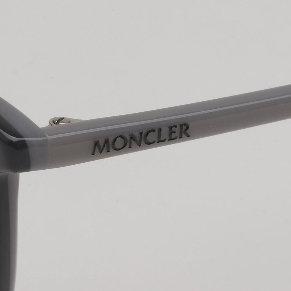 Moncler Gray Thin Acetate Oversized Unisex Eyeglass Frames