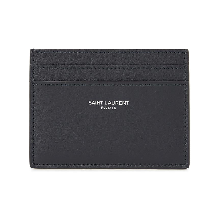 Saint Laurent Men’s Leather Card Holder Wallet 375946 0U90E 4100
