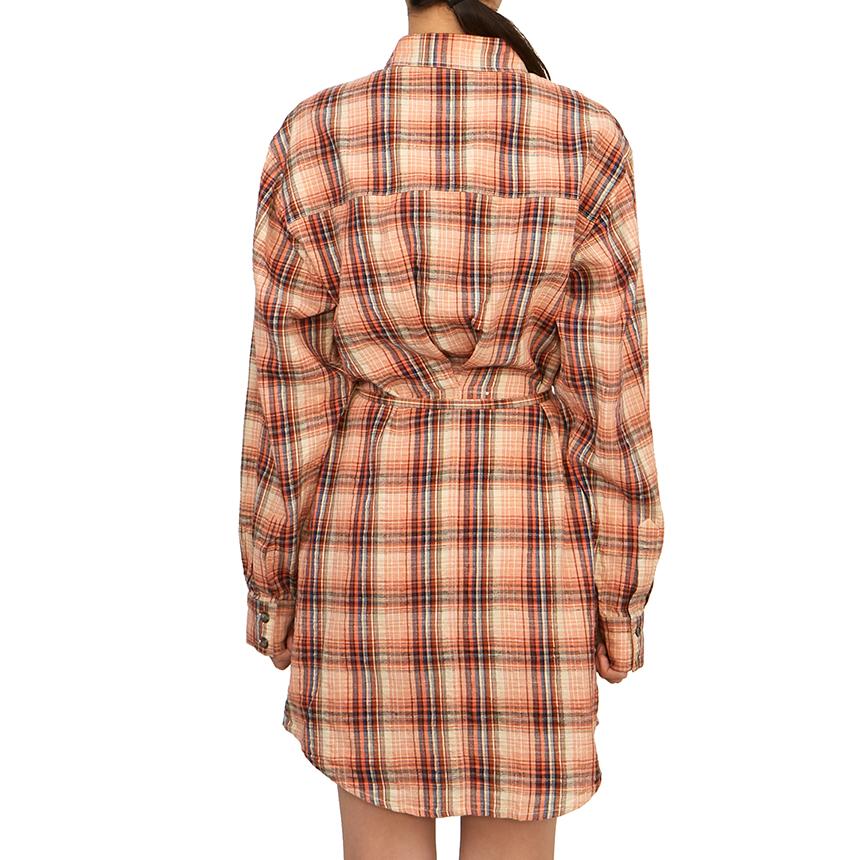 Isabel Marant Lilliane Women’s Shirt Mini Dress Orange