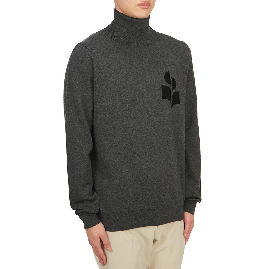 Isabel Marant Enzo Men’s Wool Turtleneck Sweater Black