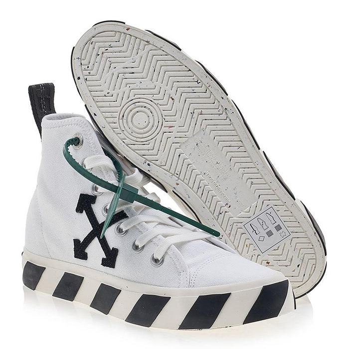 OFF WHITE Men’s High Vulcanized Canvas Low-Top Sneakers