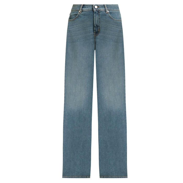 Max Mara MIRTE Straight-Leg Denim Jeans Blue Women's Pants