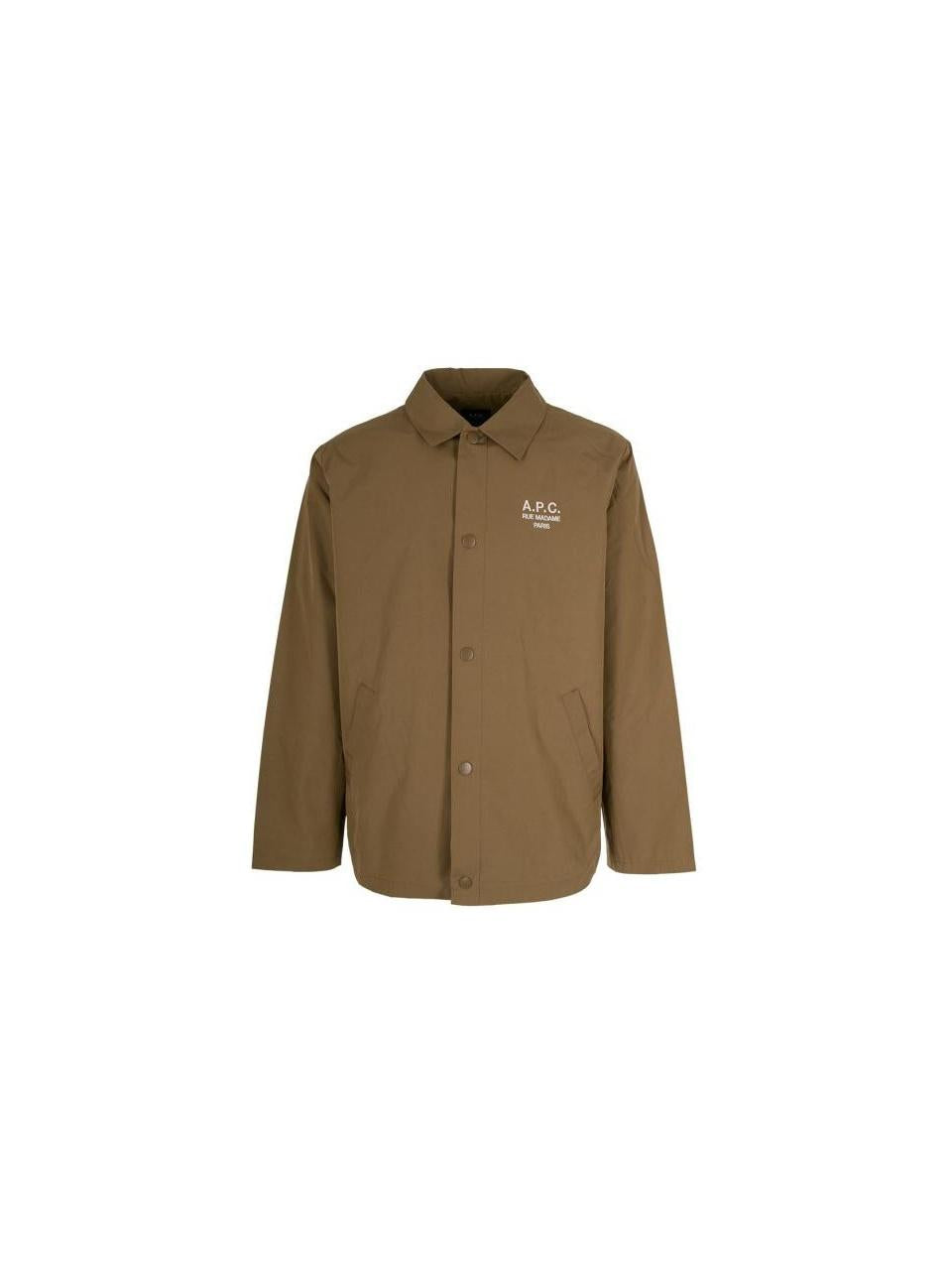 A.P.C. Regis Jacket Men’s Black Cotton Zip-Up Jacket H02960 CAC