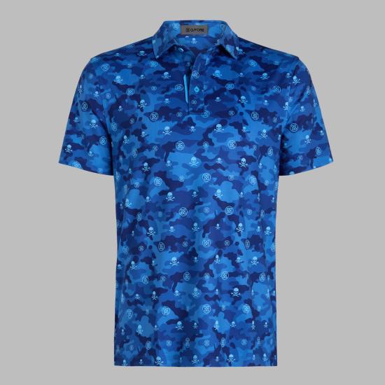 G/FORE Short Sleeve T-Shirt for Men GMP000100AZU DOM