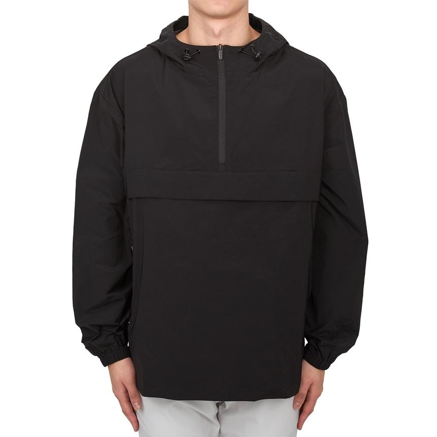 malbon Evergreen Men’s Hooded Anorak Golf Jacket ME0037 BLK