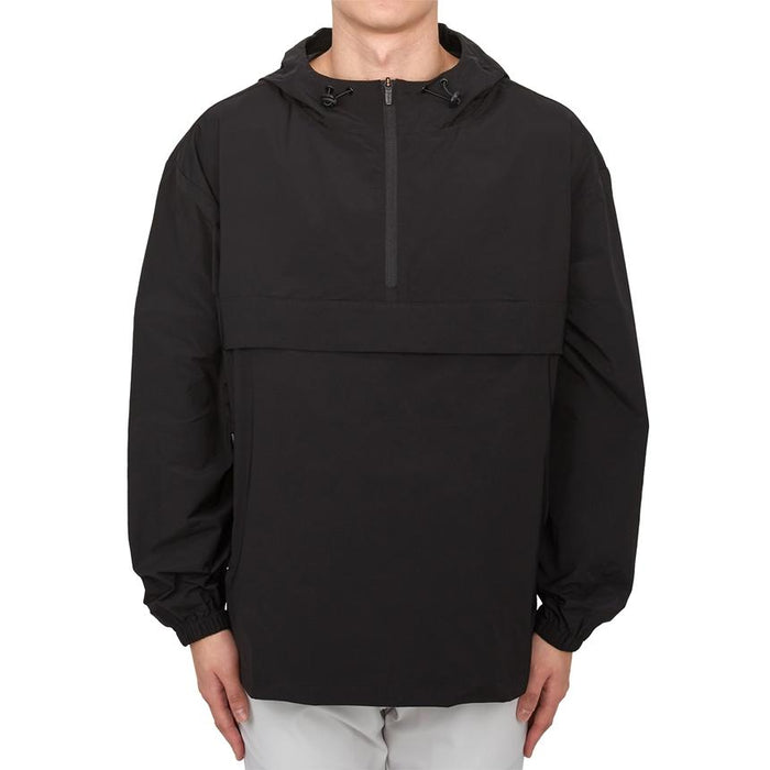 malbon Evergreen Men’s Hooded Anorak Golf Jacket ME0037 BLK