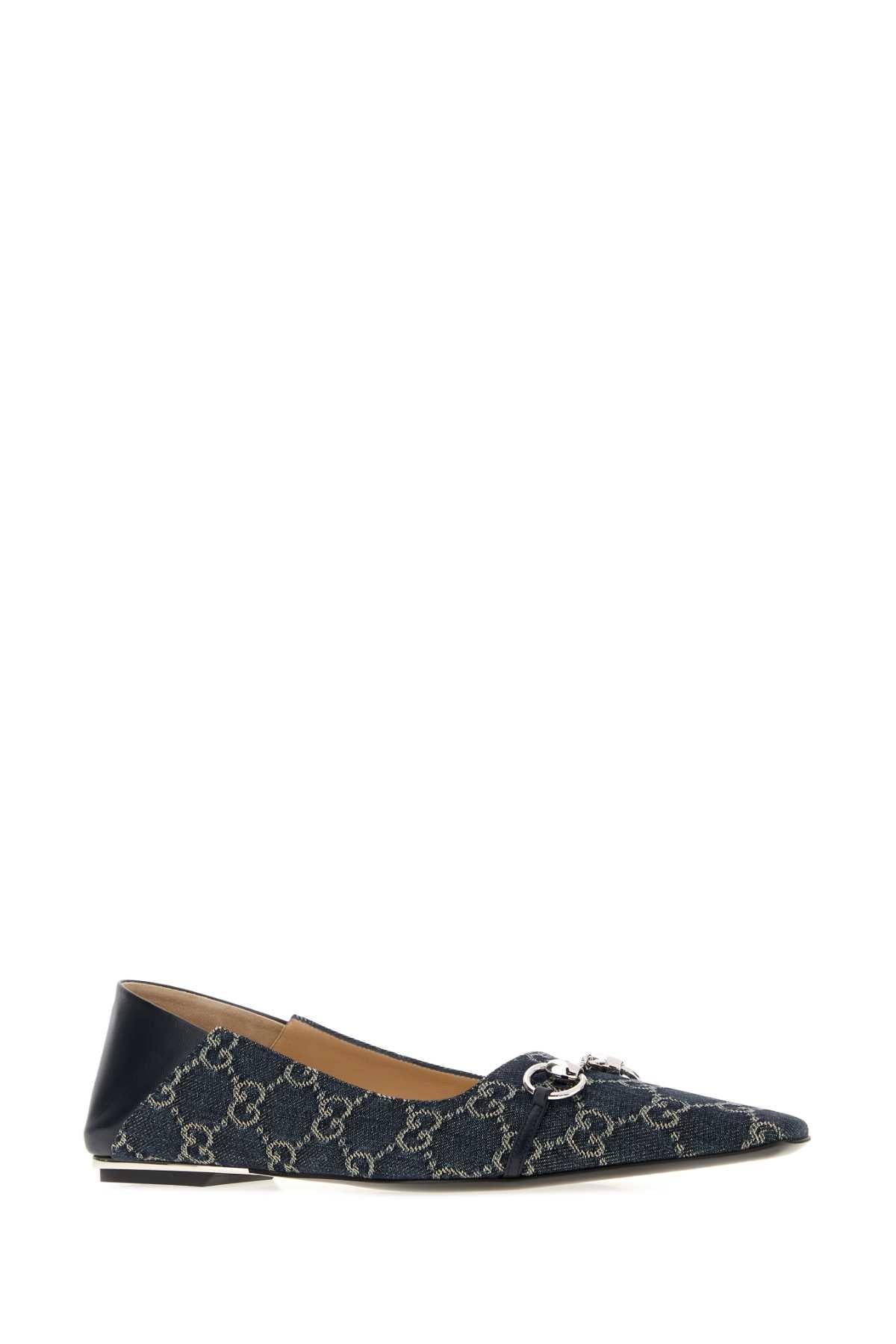 GUCCI Leather Flat Shoes Women’s Black Ballet Flats