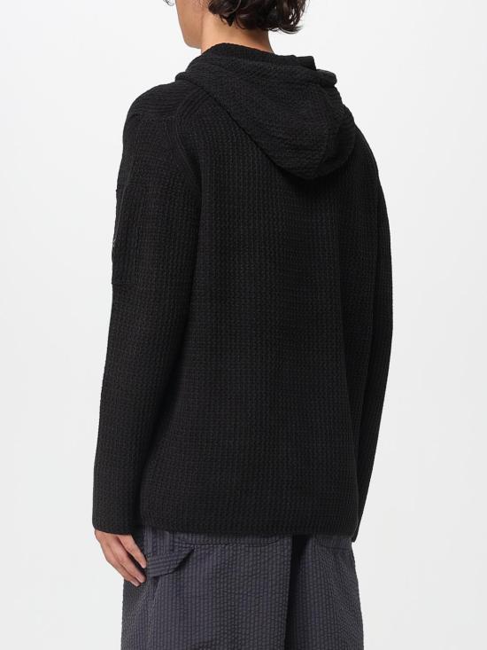 CP Company Black Hooded Sweatshirt Women’s Top 19CMKN018A005558G999