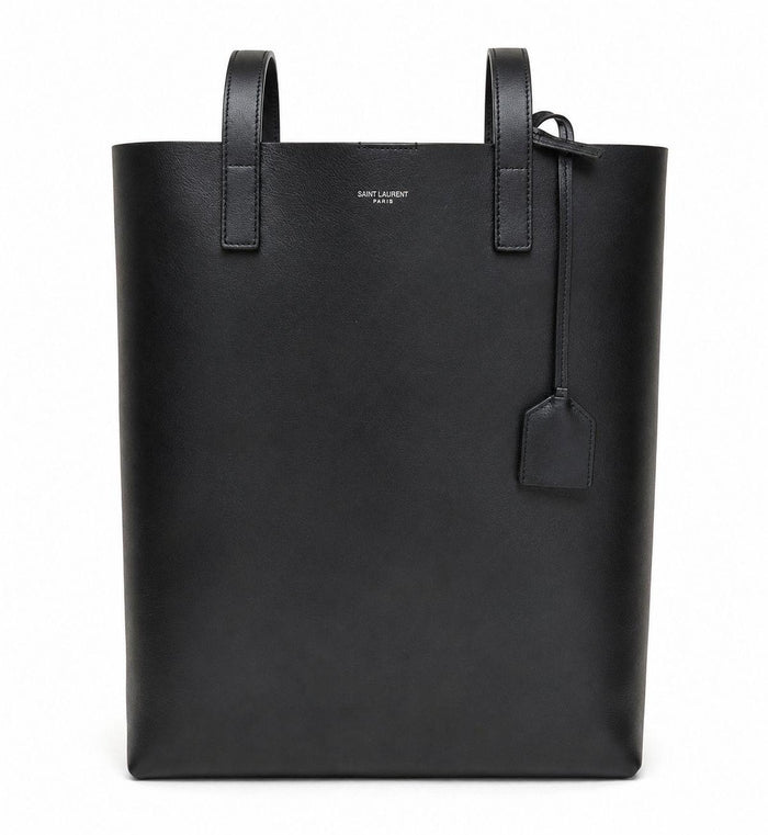 Saint Laurent Bold Shopping Bag Soft Leather Black Tote