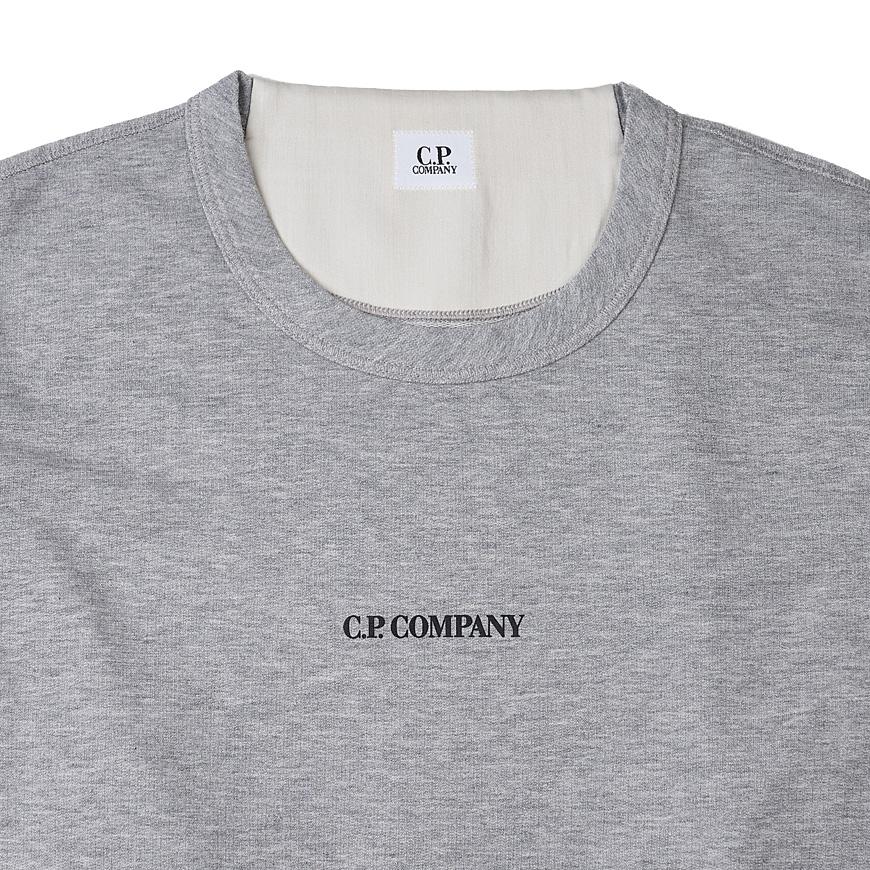 CP Company Logo Print Cotton Sweatshirt for Men